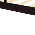 Lit plate-forme en bois Whisen moderne et simple avec tête de lit