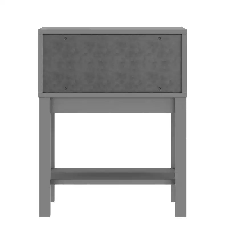 Flash Furniture Dallas Table de chevet en bois, Table d'appoint de chambre avec tiroir de rangement et étagère pour enfants