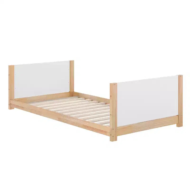 Flash Furniture Dallas Lit superposé convertible en bois massif avec échelle pour enfants, sommier tapissier non requis