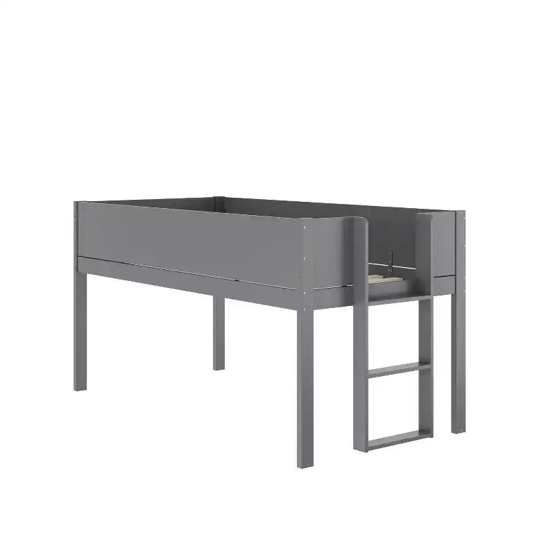 Flash Furniture Dallas Lit superposé convertible en bois massif avec échelle pour enfants, sommier tapissier non requis