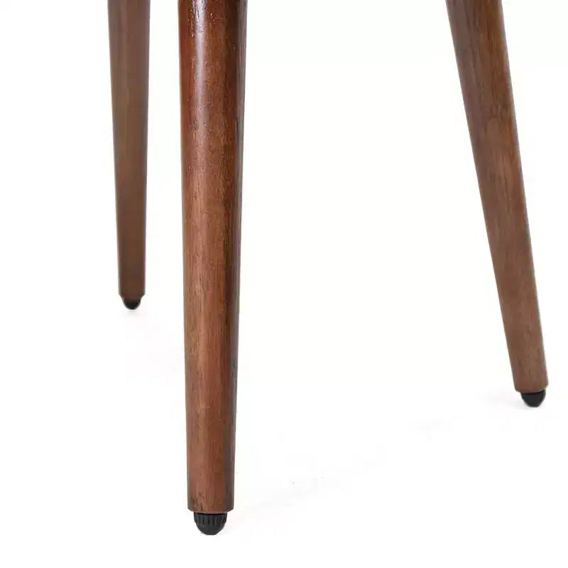 Table de chevet en bois d'acacia moderne du milieu du siècle Christopher Knight Home Caesar avec 2 tiroirs