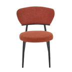 Chaise de salle à manger rembourrée Christopher Knight Home Atrass avec pieds en métal (Lot de 2)