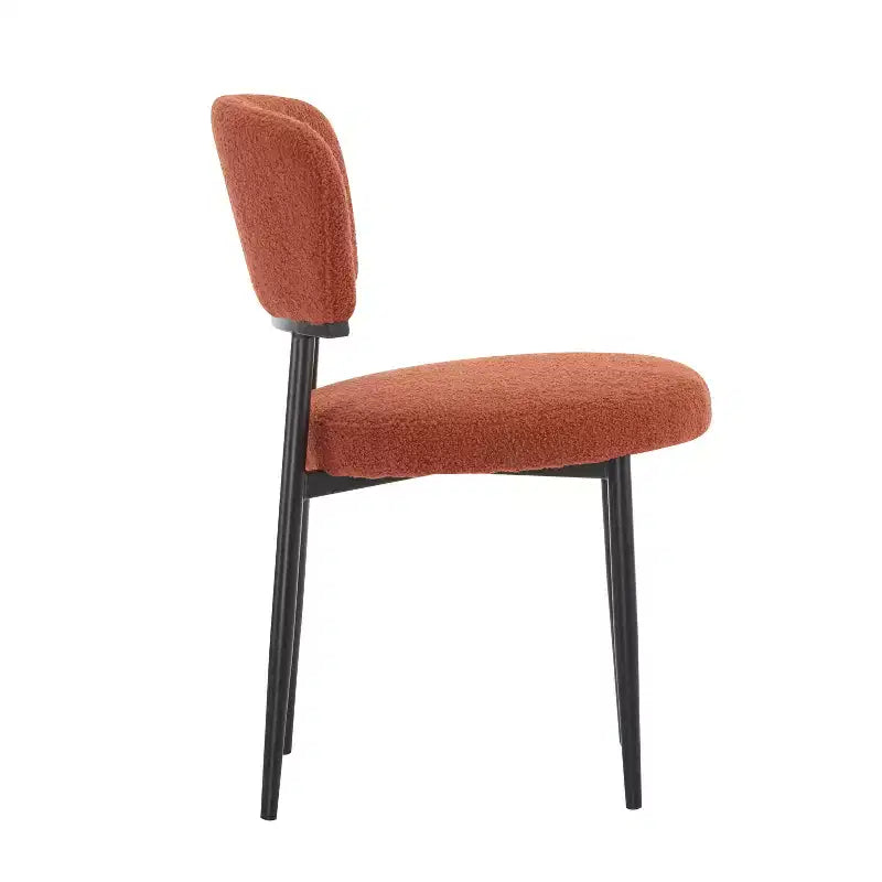 Chaise de salle à manger rembourrée Christopher Knight Home Atrass avec pieds en métal (Lot de 2)