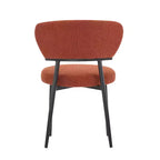Chaise de salle à manger rembourrée Christopher Knight Home Atrass avec pieds en métal (Lot de 2)
