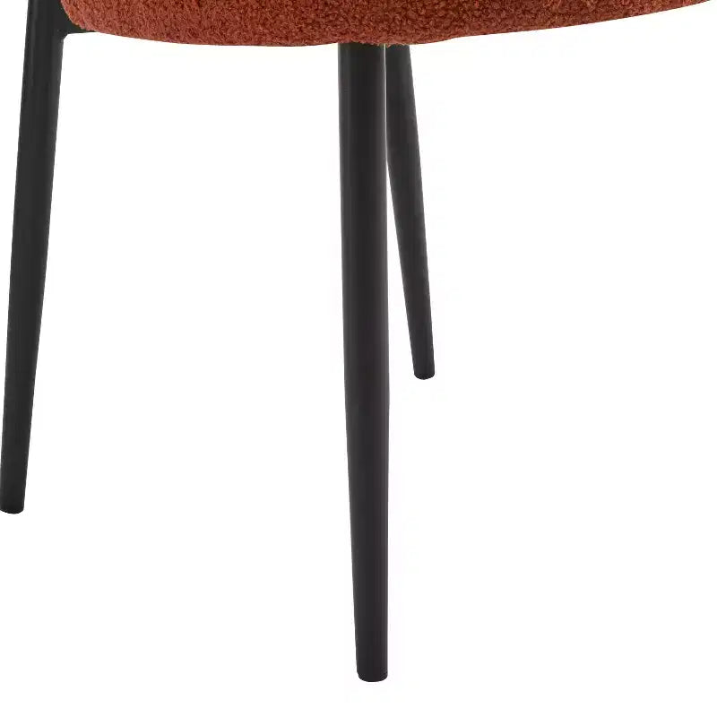 Chaise de salle à manger rembourrée Christopher Knight Home Atrass avec pieds en métal (Lot de 2)