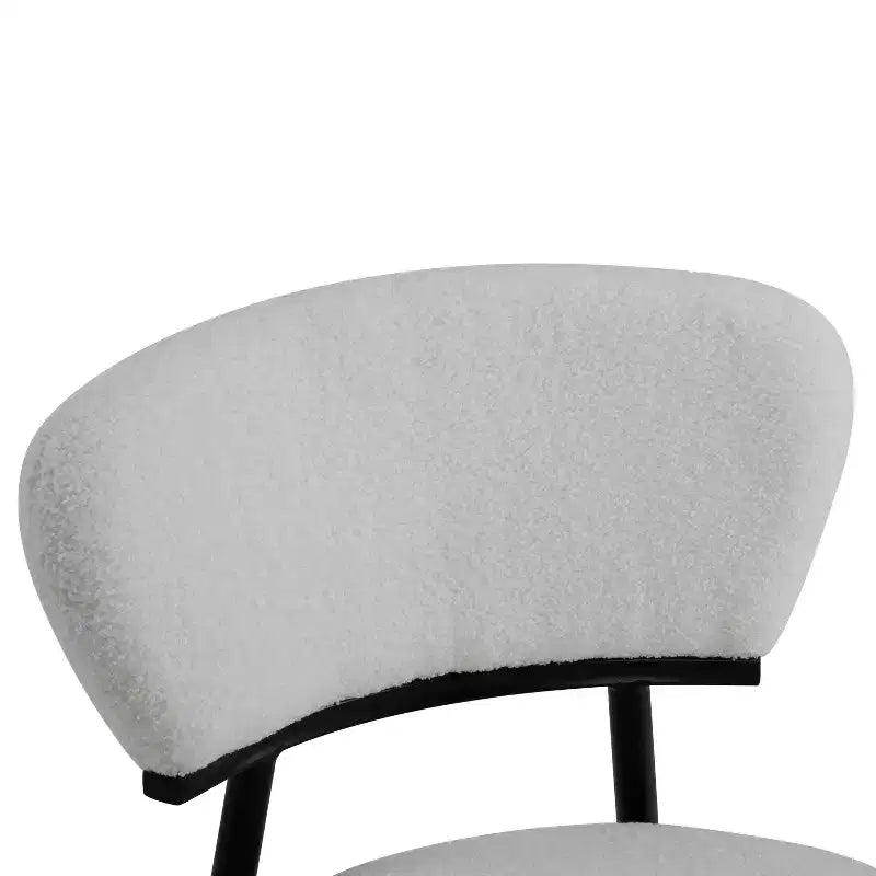 Chaise de salle à manger rembourrée Christopher Knight Home Atrass avec pieds en métal (Lot de 2)