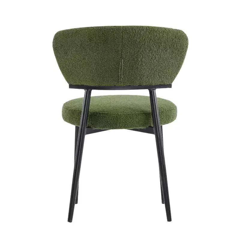 Chaise de salle à manger rembourrée Christopher Knight Home Atrass avec pieds en métal (Lot de 2)