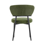 Chaise de salle à manger rembourrée Christopher Knight Home Atrass avec pieds en métal (Lot de 2)