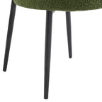 Chaise de salle à manger rembourrée Christopher Knight Home Atrass avec pieds en métal (Lot de 2)