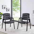 Chaise visiteur en faux cuir Home Imports Emporium, piètement luge, sièges de bureau pour visiteurs, lot de 2/4/6/8