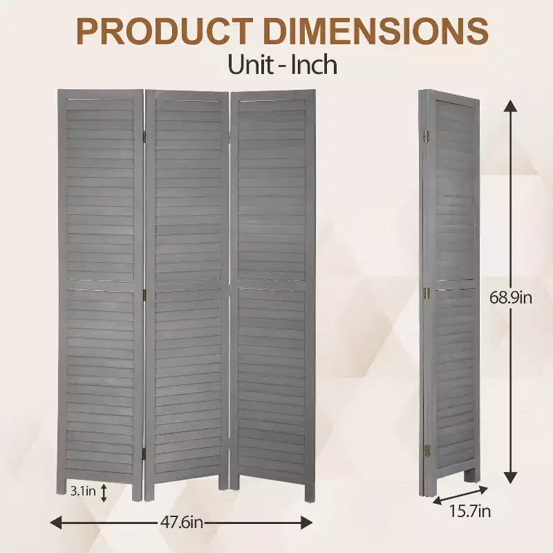 Paravent en bois FDW 3/4/6 panneaux de 1,75 m, séparateur de pièce, cloison de confidentialité avec lattes réglables, paravent polyvalent et élégant