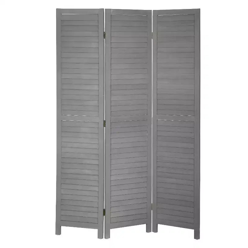 FDW 3/4/6 Panel 5.75ft Wooden Room Divider Tall Privacy Wall Divider Screen Divider with Adjustable Louvers Versatile and Stylish Privacy Screen