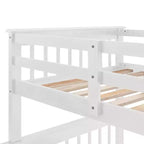 Lit superposé Whisen avec escalier, tiroir, rangement et barrière de sécurité