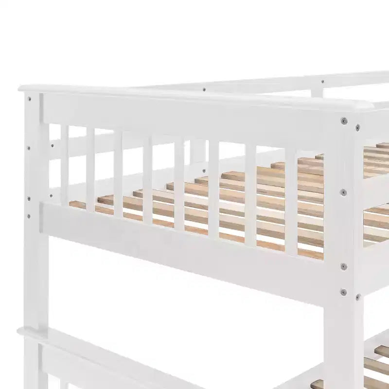 Lit superposé Whisen avec escalier, tiroir, rangement et barrière de sécurité