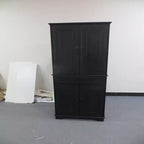 72 Armoire de rangement alimentaire pratique pour cuisine, salle à manger, salon, armoire autonome avec 4 portes, tiroirs, 4 étagères
