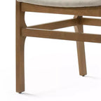 Christopher Knight Home Solace, ensemble de salle à manger 5 pièces en tissu et bois d'hévéa, style moderne du milieu du siècle