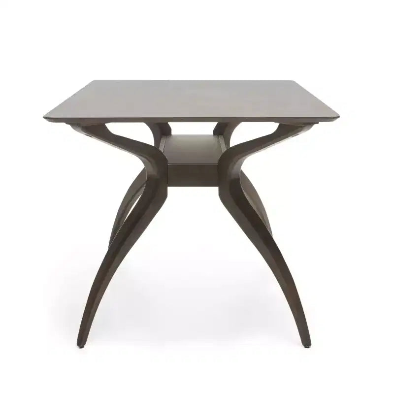 Christopher Knight Home Solace, ensemble de salle à manger 5 pièces en tissu et bois d'hévéa, style moderne du milieu du siècle