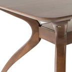 Christopher Knight Home Solace, ensemble de salle à manger 5 pièces en tissu et bois d'hévéa, style moderne du milieu du siècle