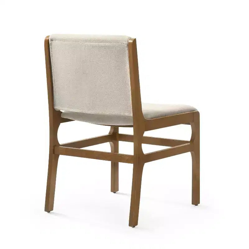 Christopher Knight Home Solace, ensemble de salle à manger 5 pièces en tissu et bois d'hévéa, style moderne du milieu du siècle