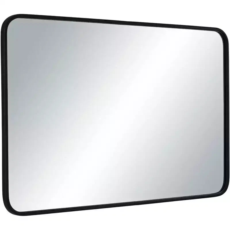 Miroir mural rectangulaire noir Uttermost Rexi 24 x 38