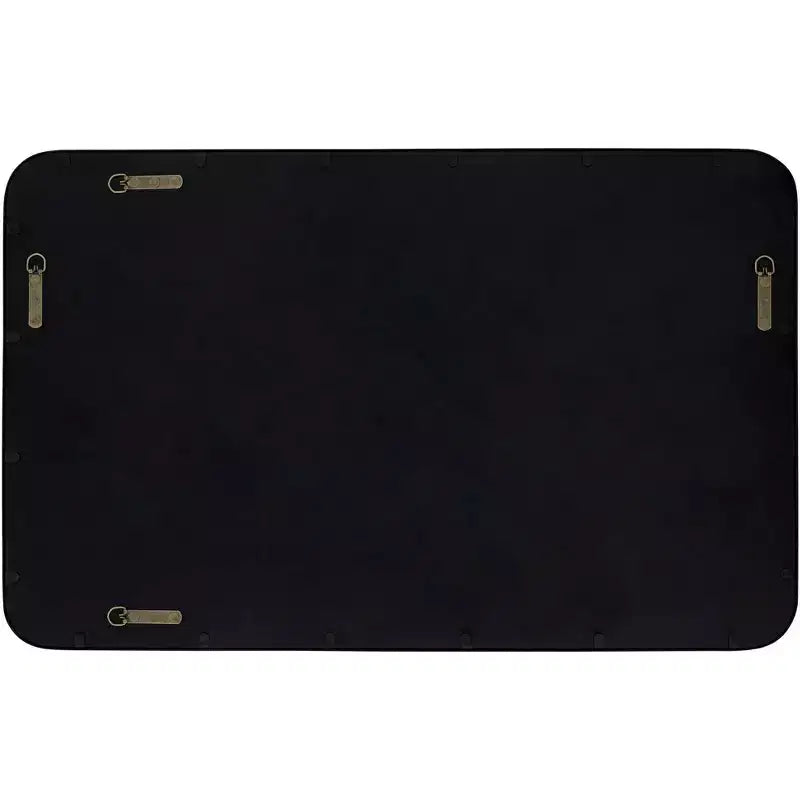 Miroir mural rectangulaire noir Uttermost Rexi 24 x 38