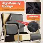 FDW Nouveau Fauteuil de Lavage Moderne Inclinable Automatique Noir pour Salon de Coiffure et Spa