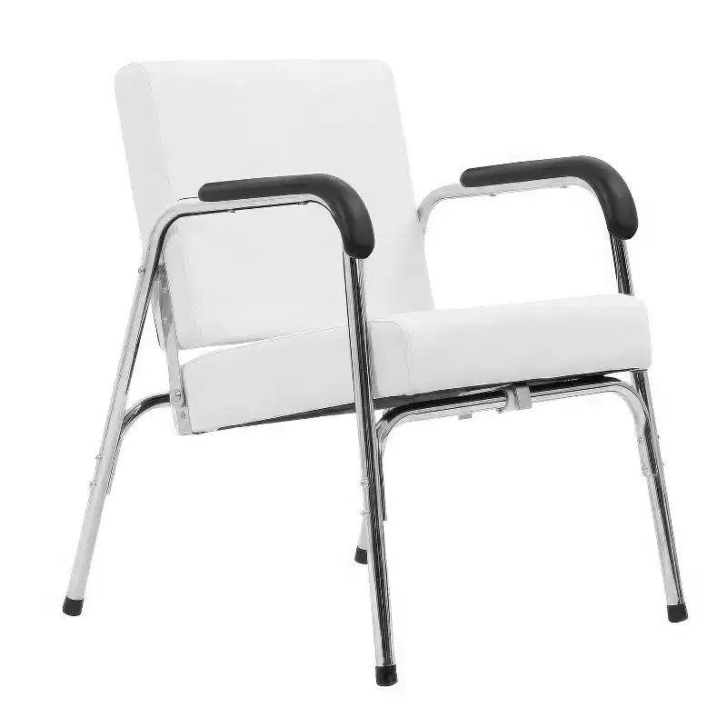 FDW Nouveau Fauteuil de Lavage Moderne Inclinable Automatique Noir pour Salon de Coiffure et Spa