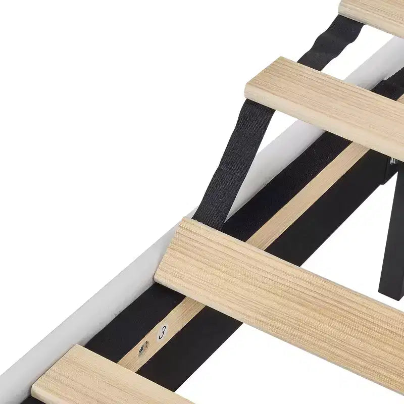 Cadre de lit rembourré VECELO pour enfants, lit double avec tiroir de rangement, lit plateforme avec tête de lit en forme de nuage, bleu