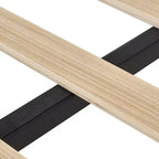 Cadre de lit rembourré VECELO pour enfants, lit double avec tiroir de rangement, lit plateforme avec tête de lit en forme de nuage, bleu