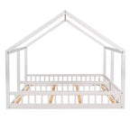 Lits plateformes de maison en bois Whisen Morden Design de taille double avec 2 lits partagés