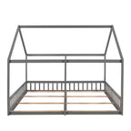 Lits plateformes de maison en bois Whisen Morden Design de taille double avec 2 lits partagés