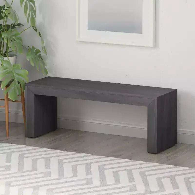 Banc de salle à manger Christopher Knight Home Anillo de 48 po en bois d'acacia de style champêtre