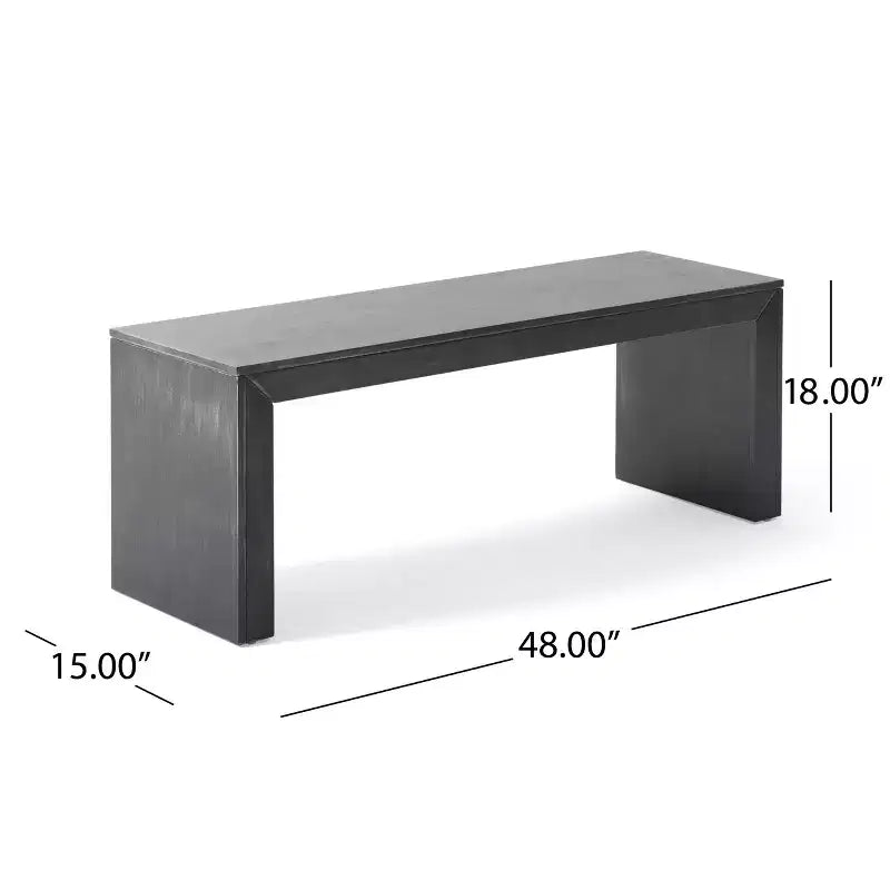 Banc de salle à manger Christopher Knight Home Anillo de 48 po en bois d'acacia de style champêtre