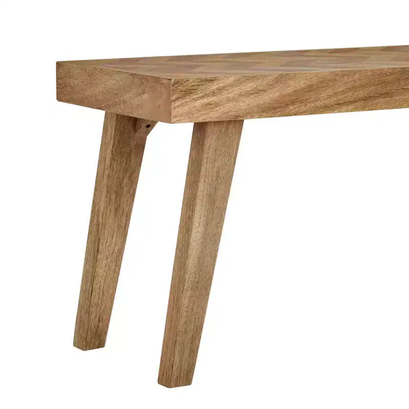 Banc de salle à manger bohème fait main Christopher Knight Home Katniss en bois de manguier
