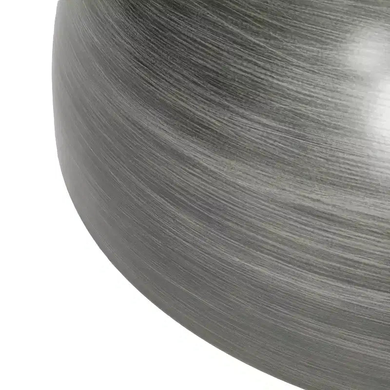 Table basse marteau 24W en métal avec motif sablier, argent antique - Christopher Knight Home