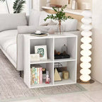 Costway Étagère Ouverte 4/6/8/9 Cases avec Kits Anti-basculement Meuble de Rangement Style Moderne pour Bureau