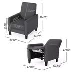 Christopher Knight Home Darvis Fauteuils inclinables contemporains rembourrés (lot de 2)