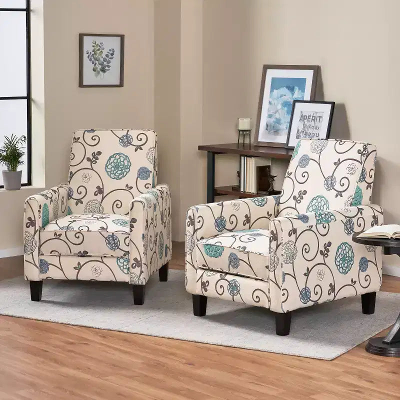 Christopher Knight Home Darvis Fauteuils inclinables contemporains rembourrés (lot de 2)