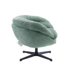 Fauteuil pivotant Christopher Knight Home Liamer en chenille avec pieds en métal