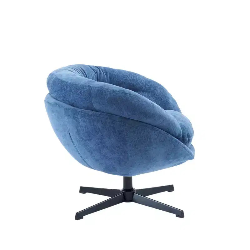 Fauteuil pivotant Christopher Knight Home Liamer en chenille avec pieds en métal