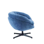 Fauteuil pivotant Christopher Knight Home Liamer en chenille avec pieds en métal