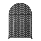 Paravent Arched Brick 01 en Acier Galvanisé Noir 183x120x40cm