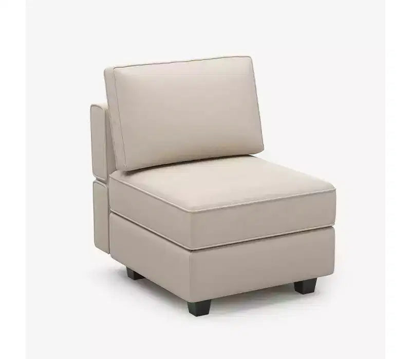 Canapé-lit modulaire Belffin en velours avec rangement (9 assises + 9 côtés)