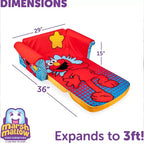 Marshmallow Furniture Canapé-lit en mousse compressible 2 en 1 pour enfants