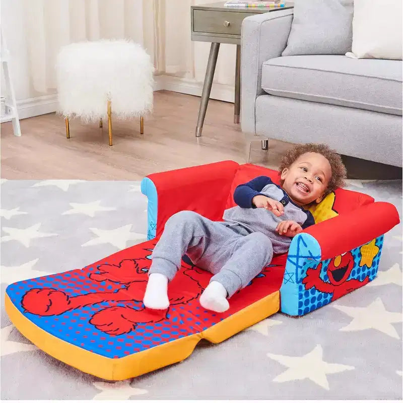 Marshmallow Furniture Canapé-lit en mousse compressible 2 en 1 pour enfants