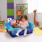 Marshmallow Furniture Canapé-lit en mousse compressible 2 en 1 pour enfants