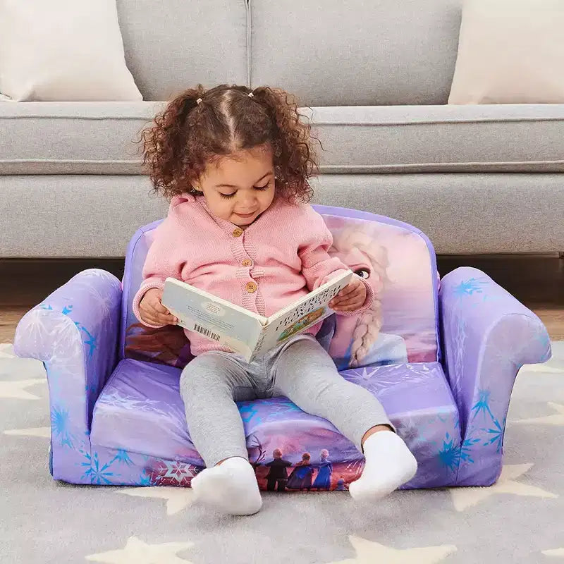 Marshmallow Furniture Canapé-lit en mousse compressible 2 en 1 pour enfants