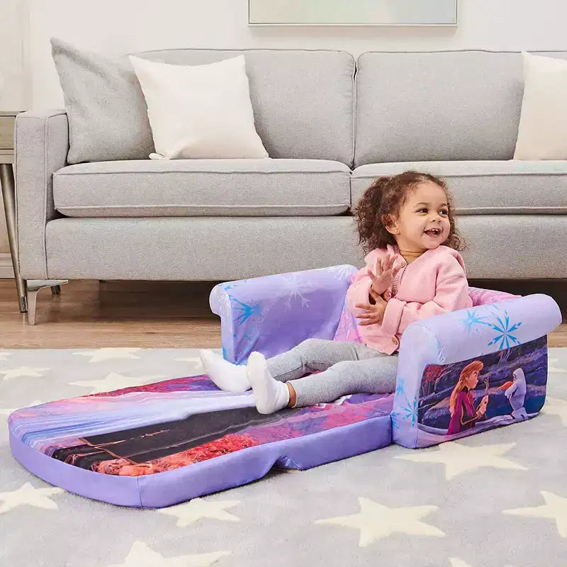 Marshmallow Furniture Canapé-lit en mousse compressible 2 en 1 pour enfants