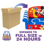 Marshmallow Furniture Canapé-lit en mousse compressible 2 en 1 pour enfants