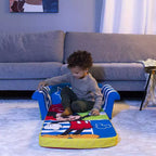 Marshmallow Furniture Canapé-lit en mousse compressible 2 en 1 pour enfants